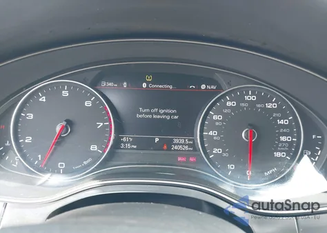 2013 Audi A6 3.0T Premium from USA, damaged, VIN WAUHGBFC4DN004599